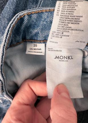 Крутые прямые джинсы / джинсовые брюки monki5 фото