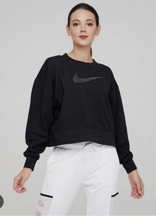 Nike swoosh жіночій світшот велике лого м оверсайз1 фото