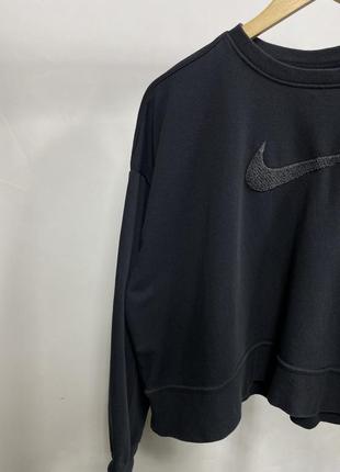 Nike swoosh жіночій світшот велике лого м оверсайз4 фото