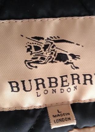 Burberry куртка жакет двубортный размер m-l , лондон, стёганая7 фото