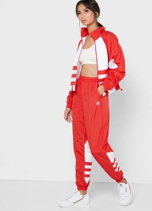 Спортивные штаны adidas originals red track pants5 фото