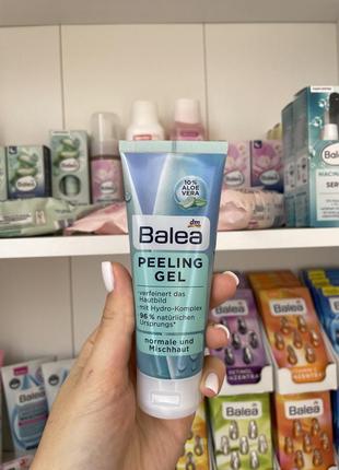 Гель-пилинг для лица, с алоэ вера balea peeling gel