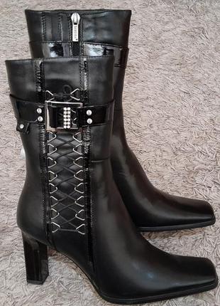 Чоботи натуральна шкіра, хутро 35,37,38р