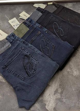 Мужские джинсы люкс качества вriоni черные4 фото