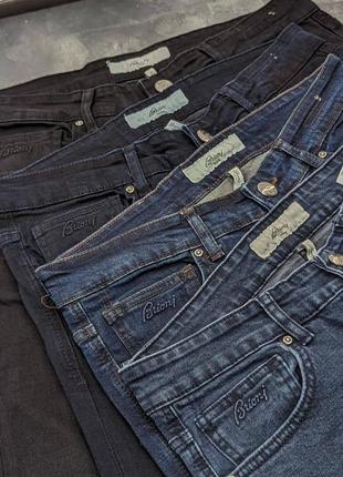 Мужские джинсы люкс качестваriонni темно синие4 фото