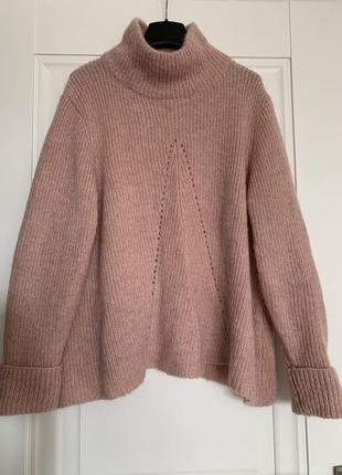 Mint velvet махеровая кофта свитер мирер 18 размер шерсть шерстяной