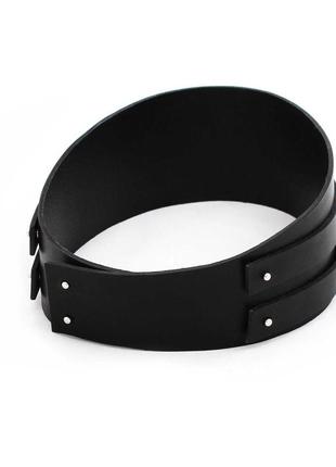 Широкий пояс корсет из натуральной кожи , оби пояс, кушак , кимоно пояс