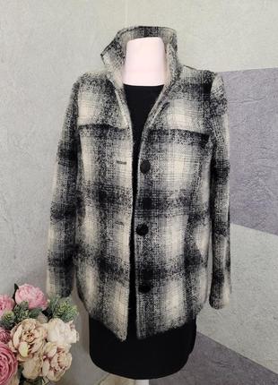 Пальто из шерсти ламы шикарное ( куртка плащ)