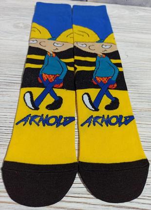 Принтовані шкарпетки the simpson, носки симпсоны  детские носочки высокие.