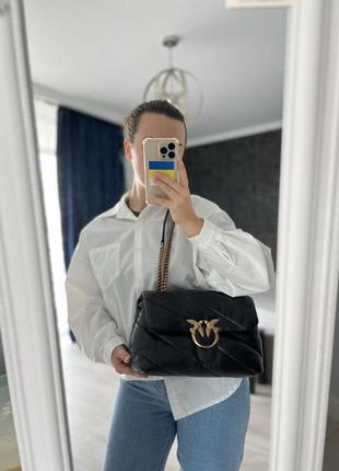 Сумка BOLSA MINI HENDY bag Mountains MATELASSE E ALÇA DE CORRENTES COM COURO