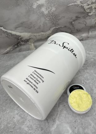 🤍питательная крем-маска с маслом зародышей пшеницы wheat germ cream mask dr. spiller ❕разлив❕