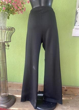 Трикотажні брюки кльош chiara forthi milano2 фото