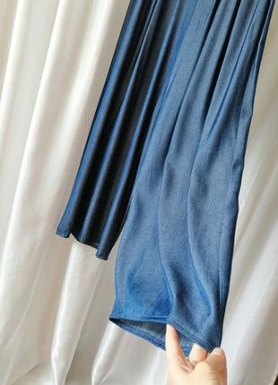 Широкі стильні довгі спідниця штани палаццо виробник італія під джинс. етикетки з розміром немає орі4 фото