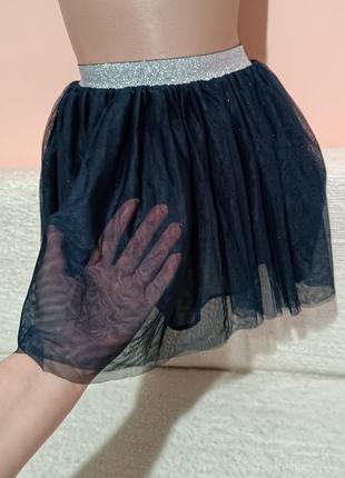 Стан новой!нарядная фатиновая юбочка для девочки на 7-8р.4 фото