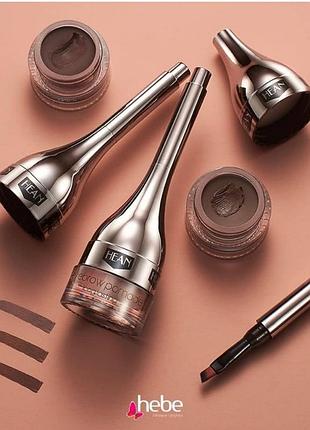 Помада для бровей коричневая черная блондинок скошен кисточка аппликатором веганская...