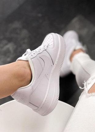 Кроссовки nike air force 1 full white кроссовки 4