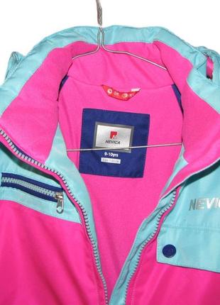 Фирменная зимняя лыжная куртка на девочку nevica рост 134-140 9 - 10 лет4 фото