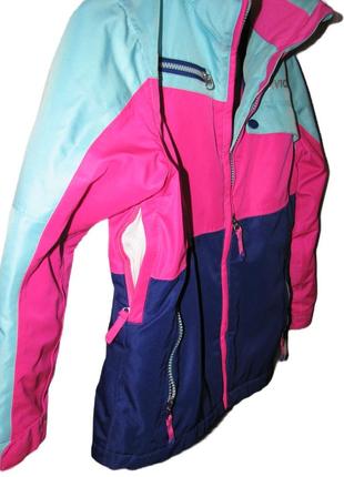 Фирменная зимняя лыжная куртка на девочку nevica рост 134-140 9 - 10 лет3 фото