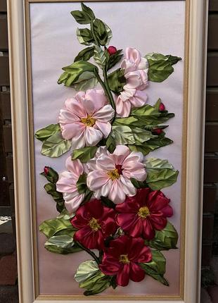 Картина атласними стрічками