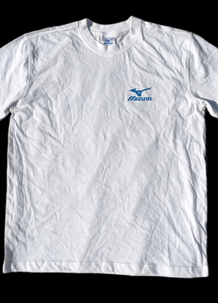 Mizuno винтажная футболка котоновая спортивная японская y2k1 фото