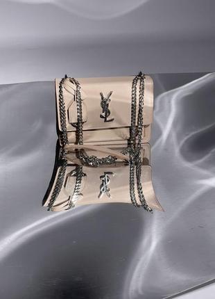 Популярная женская сумка клатч yves saint laurent sunset  люксова бренд лоран7 фото