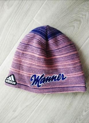 Зимова спортивна шапка "adidas" оригінал розмір m/l