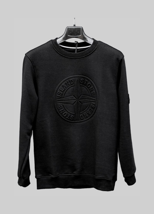 Мужские деми кофта stone island 2d black.