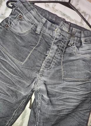 Детские теплые джинсы брюки на девочку, на плотном флисе6 фото