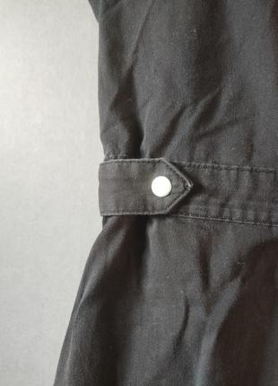 Джинсовый комбинезон с брюками в армейском стиле4 фото