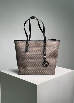 Женская сумка бренда michael kors sullivan  фирменная канва на два отделение4 фото