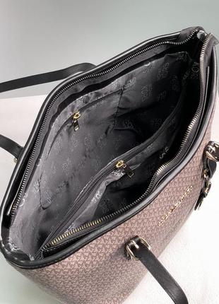Женская сумка бренда michael kors sullivan  фирменная канва на два отделение8 фото