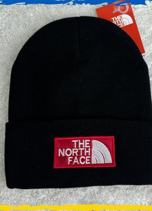 Шапка брендова the north face. шапка tnf чорна. шапка унісекс