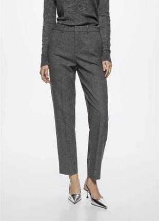 Классические брюки zara прямого кроя