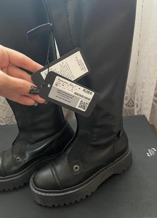 Сапоги armani,новые кожа !