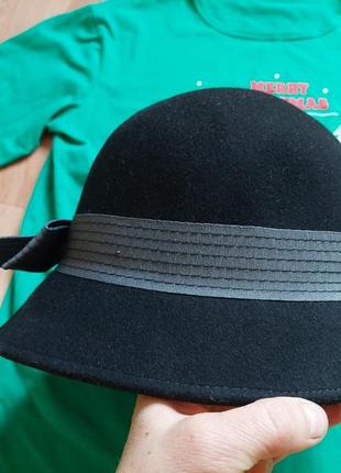 Новий капелюх , шляпа фетр плотний5 фото