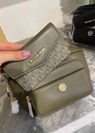 Кожаная сумка на пояс от michael kors2 фото