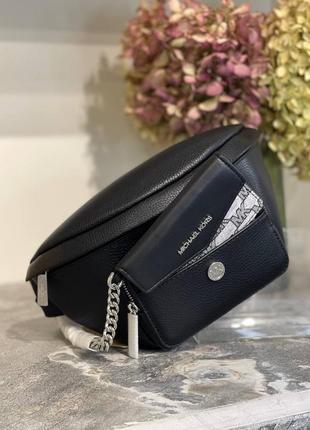 Кожаная сумка на пояс от michael kors1 фото