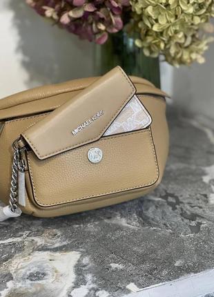 Кожаная сумка на пояс от michael kors1 фото