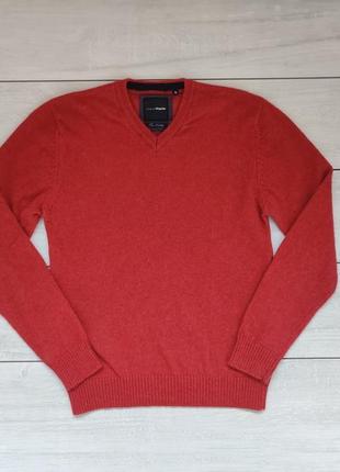 Якісний яскравий светр із 80 % вовни мериносу екстра класу м р4 фото