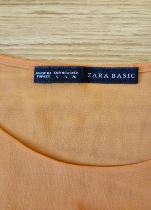 Блуза/блузка zara basic размер s6 фото
