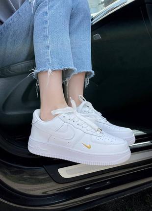 Кроссовки nike air force swoosh white5 фото