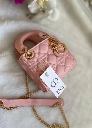 Сумка в стиле dior lady mini диктор мини9 фото