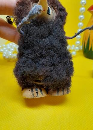 Статуэтка деревянная мышка (мышь землеройка) ссср7 фото