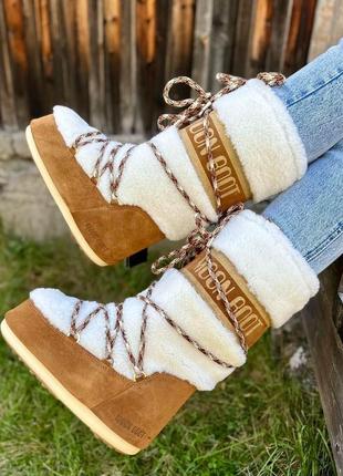 Угги в стиле ugg moon boots1 фото