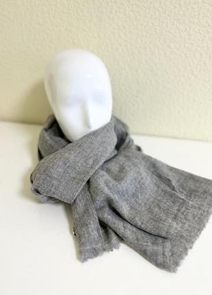 Нежный большой шарф палантин 100% шерсть2 фото