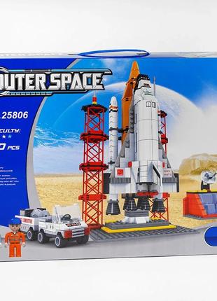 Конструктор outer space keyixing "космический шаттл/ракета" (570 деталей) арт. 25806 топ8 фото