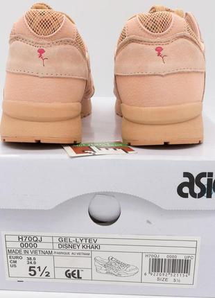 Женские кожаные кроссовки asics gel-lyte v disney khaki. топ качество! 37. размеры в наличии: 37.3 фото