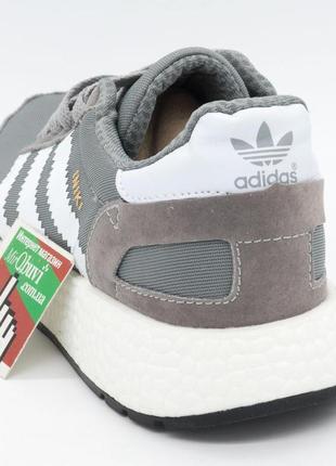 Кросівки для бігу adidas iniki runner світло сірі 43.3. розміри в наявності: 43.3 фото