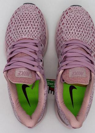 Жіночі кросівки для бігу nike zoom pegasus 35 срібло з рожевим. топ якість! 40. розміри в наявності: 40.3 фото