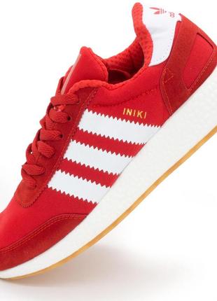 Кроссовки для бега adidas iniki runner красные 41.3. размеры в наличии: 41.